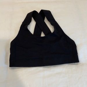 Lululemon sport bra, excellent support. Size